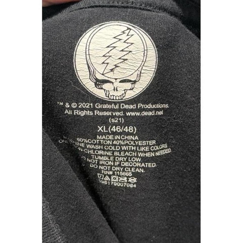 Grateful Dead -GOOD OL' GRATEFUL DEAD Black Long Sleeve T-Shirt XL Bears - Picture 5 of 5